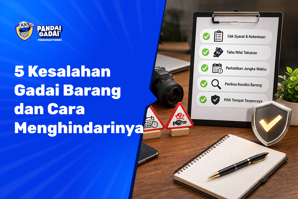 5 Kesalahan Gadai Barang dan Cara Menghindarinya
