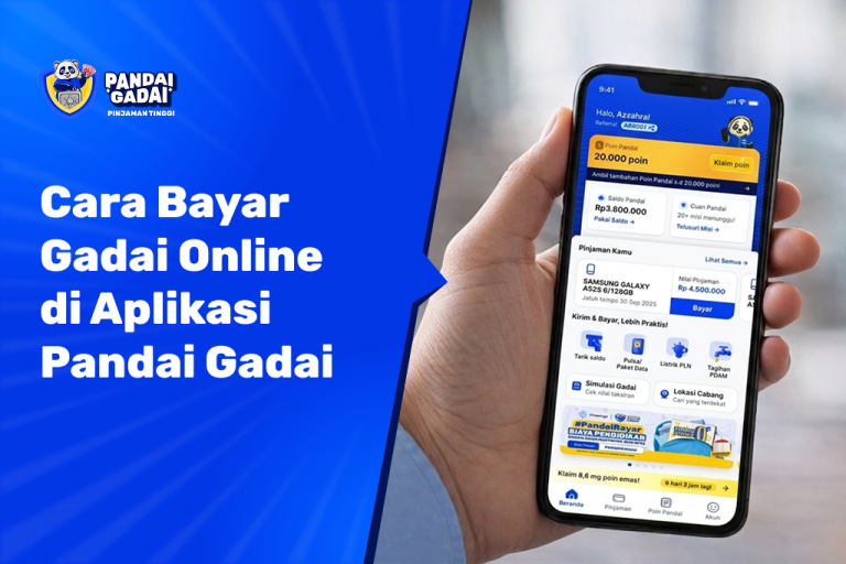Cara Bayar Gadai Online di Aplikasi Pandai Gadai