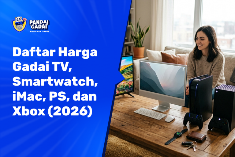 Daftar Harga Gadai TV, Smartwatch, iMac, PS, dan Xbox (2026)