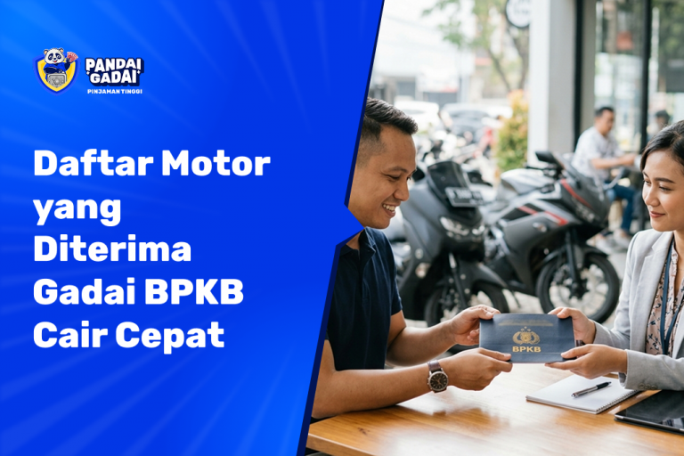 10 Daftar Motor yang Diterima Gadai BPKB Cair Cepat