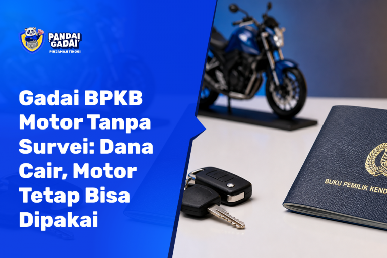 Gadai BPKB Motor Tanpa Survei Dana Cair, Motor Tetap Bisa Dipakai (2026)