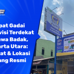 Tempat Gadai Televisi Terdekat di Rawa Badak, Jakarta Utara: Syarat & Lokasi Cabang Resmi