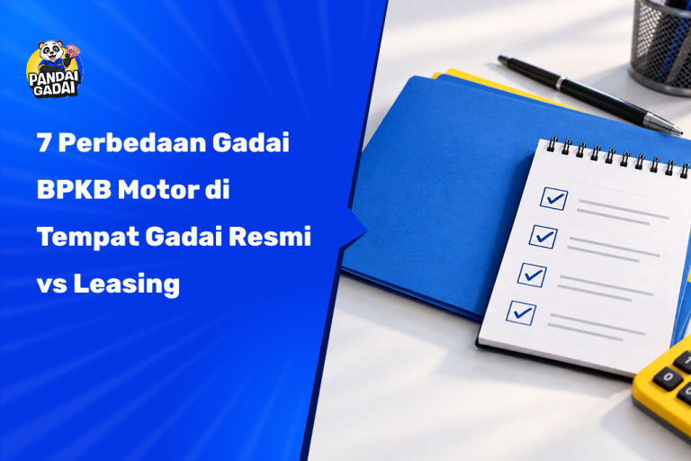7 Perbedaan Gadai BPKB Motor di Tempat Gadai Resmi vs Leasing