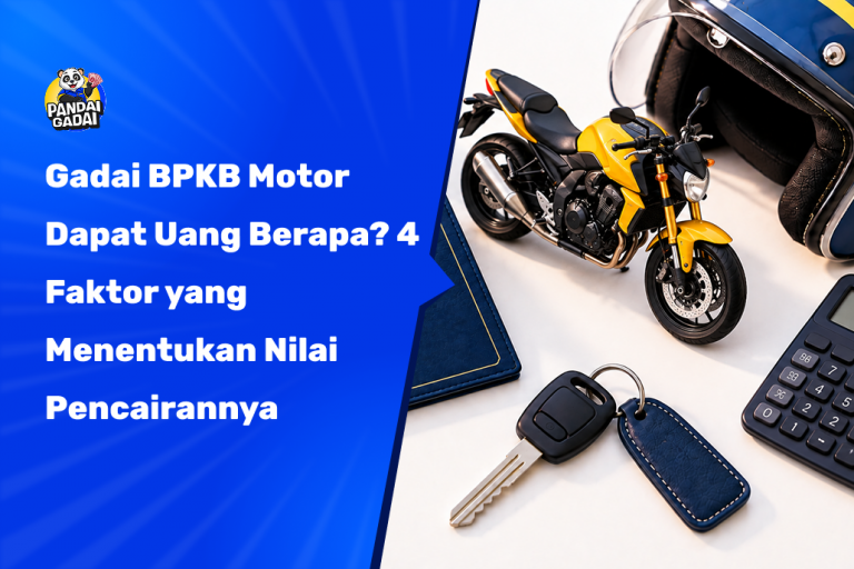 Gadai BPKB Motor Dapat Uang Berapa? 4 Faktor yang Menentukan Nilai Pencairannya