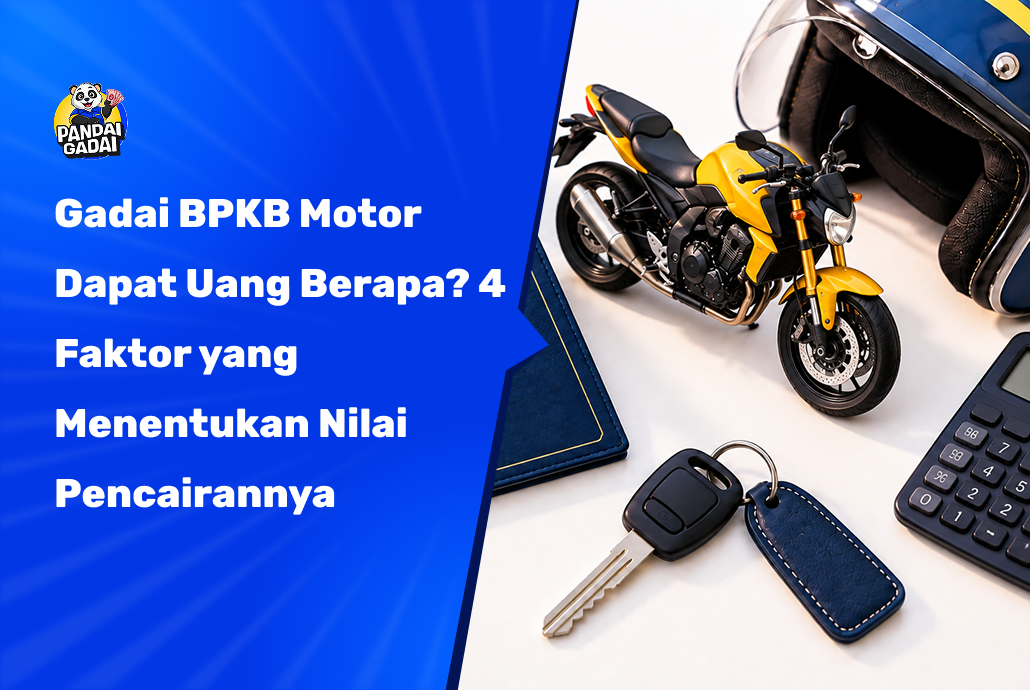 Gadai BPKB Motor Dapat Uang Berapa? 4 Faktor yang Menentukan Nilai Pencairannya