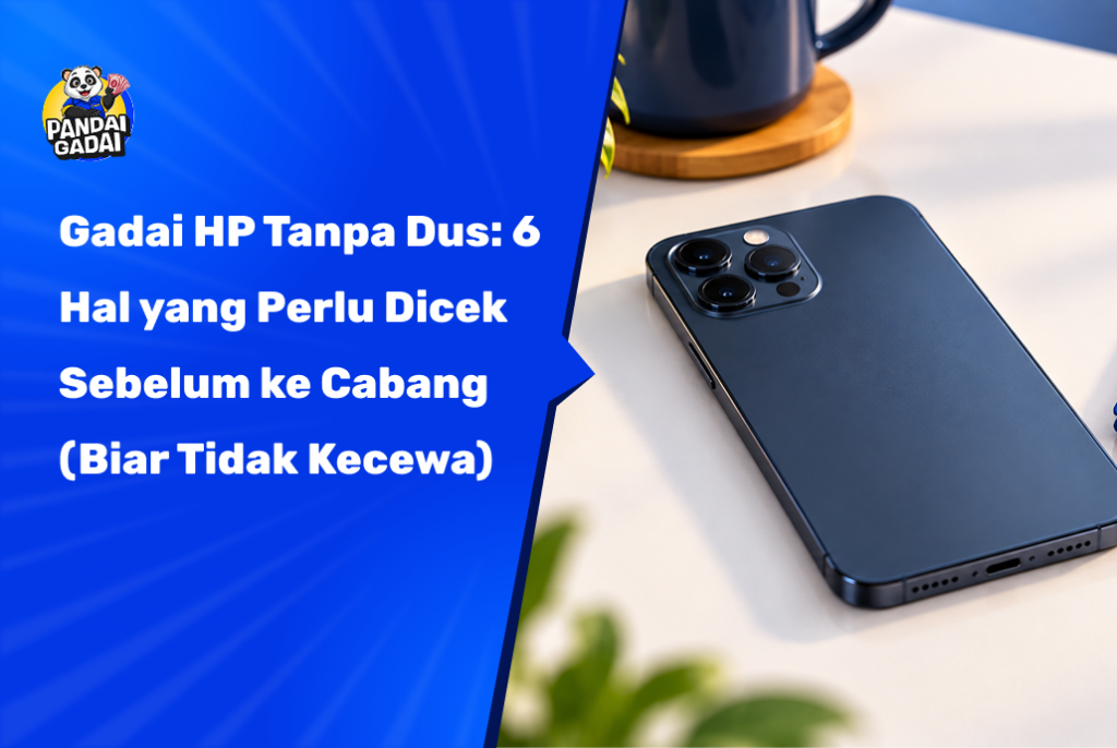 Gadai HP Tanpa Dus: 6 Hal yang Perlu Dicek Sebelum ke Cabang (Biar Tidak Kecewa)