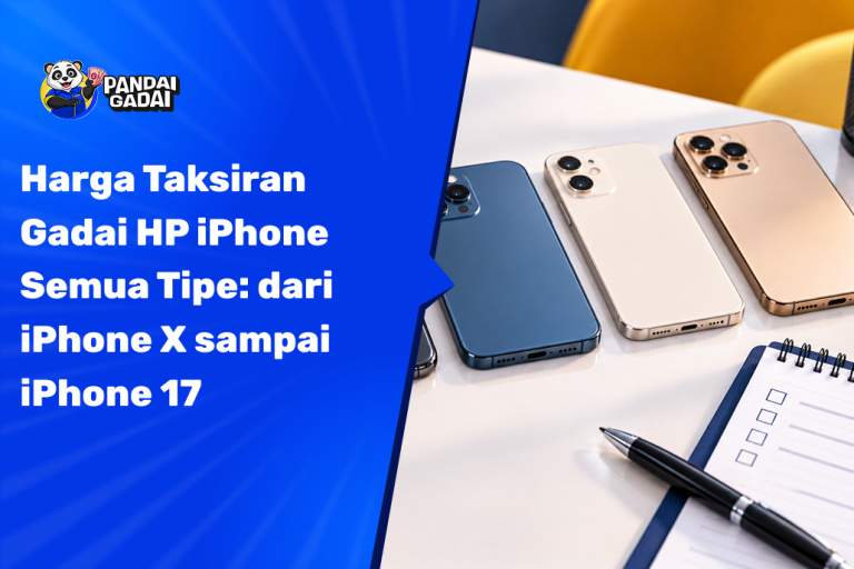 Harga Taksiran Gadai HP iPhone Semua Tipe dari iPhone X sampai iPhone 17