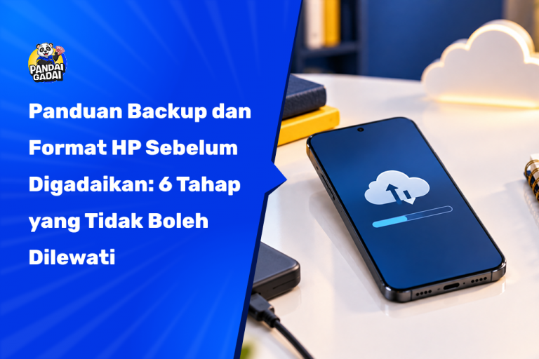 Panduan Backup dan Format HP Sebelum Digadaikan: 6 Tahap yang Tidak Boleh Dilewati