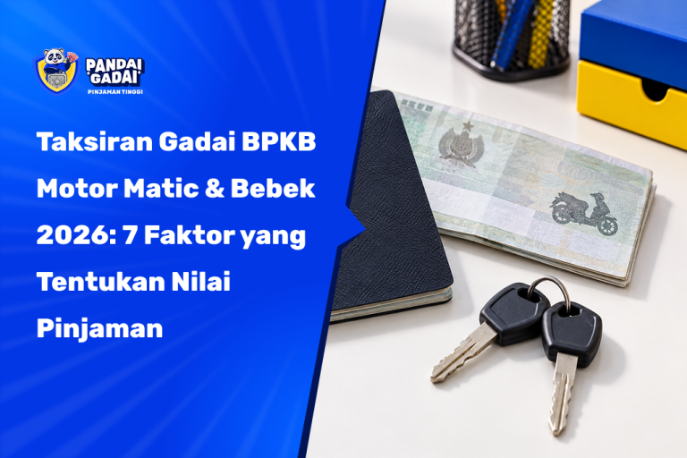 Taksiran Gadai BPKB Motor Matic & Bebek 2026: 7 Faktor yang Tentukan Nilai Pinjaman