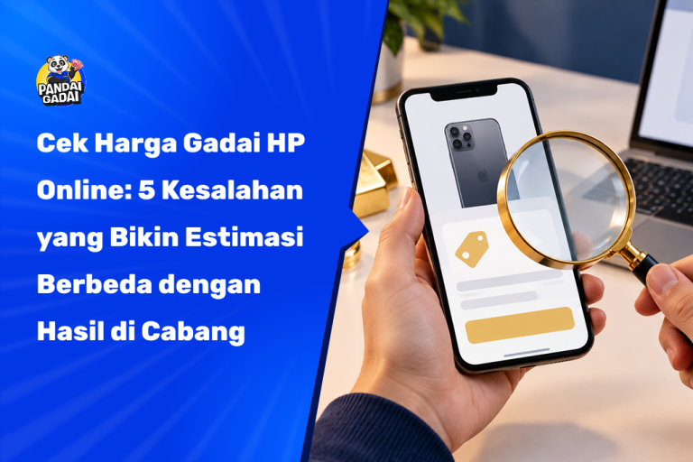 Cek Harga Gadai HP Online: 5 Kesalahan yang Bikin Estimasi Berbeda dengan Hasil di Cabang